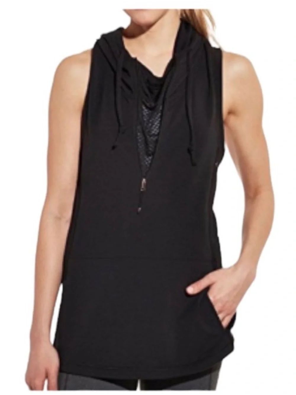 Calia Effortless Black Sleeveless Top Activewear Women’s Small